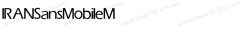 IRANSansMobile Medium字体转换